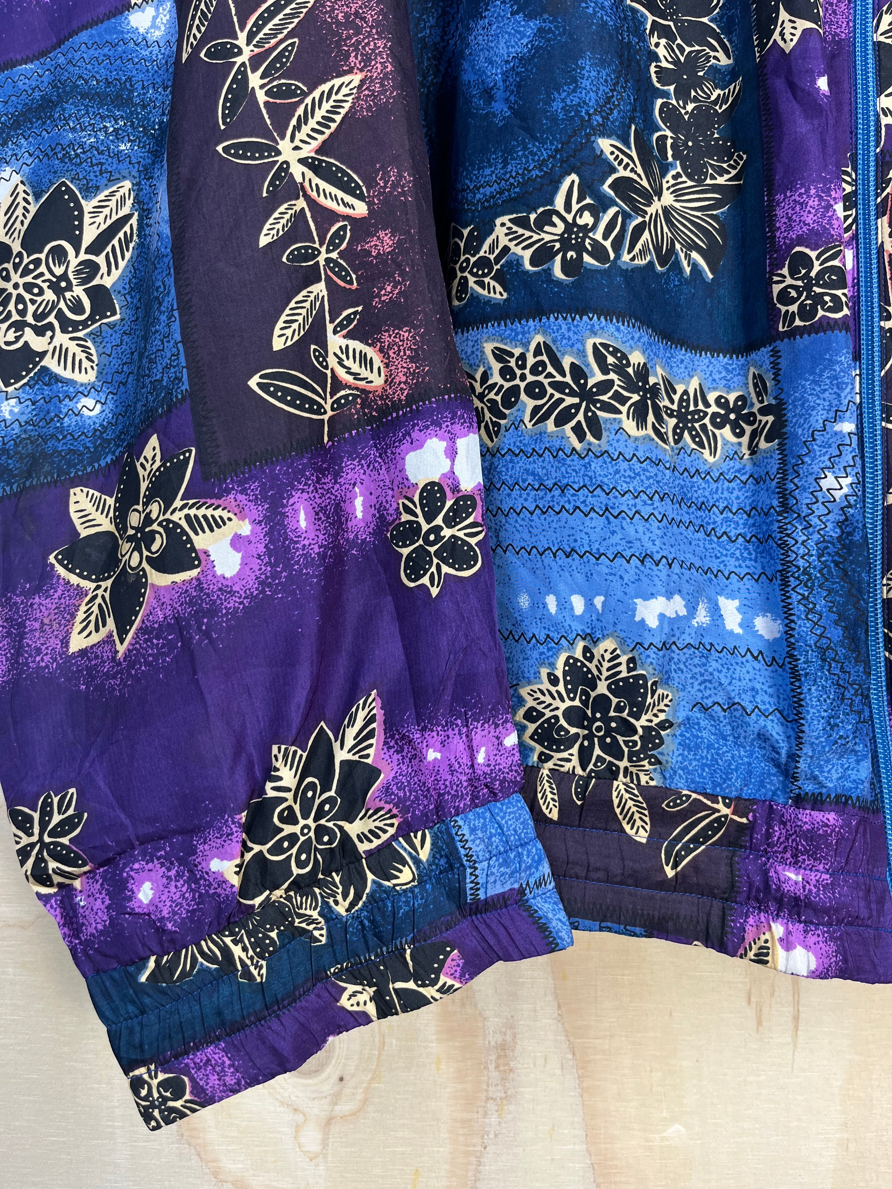 Vintage Silk Patchwork Jacket 90s