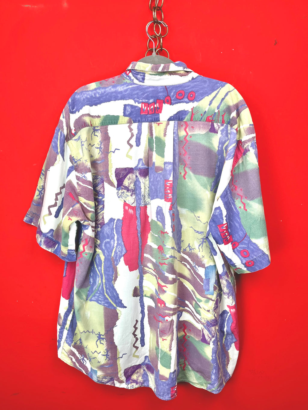 Camicia Vintage Astratta Oversize 90s