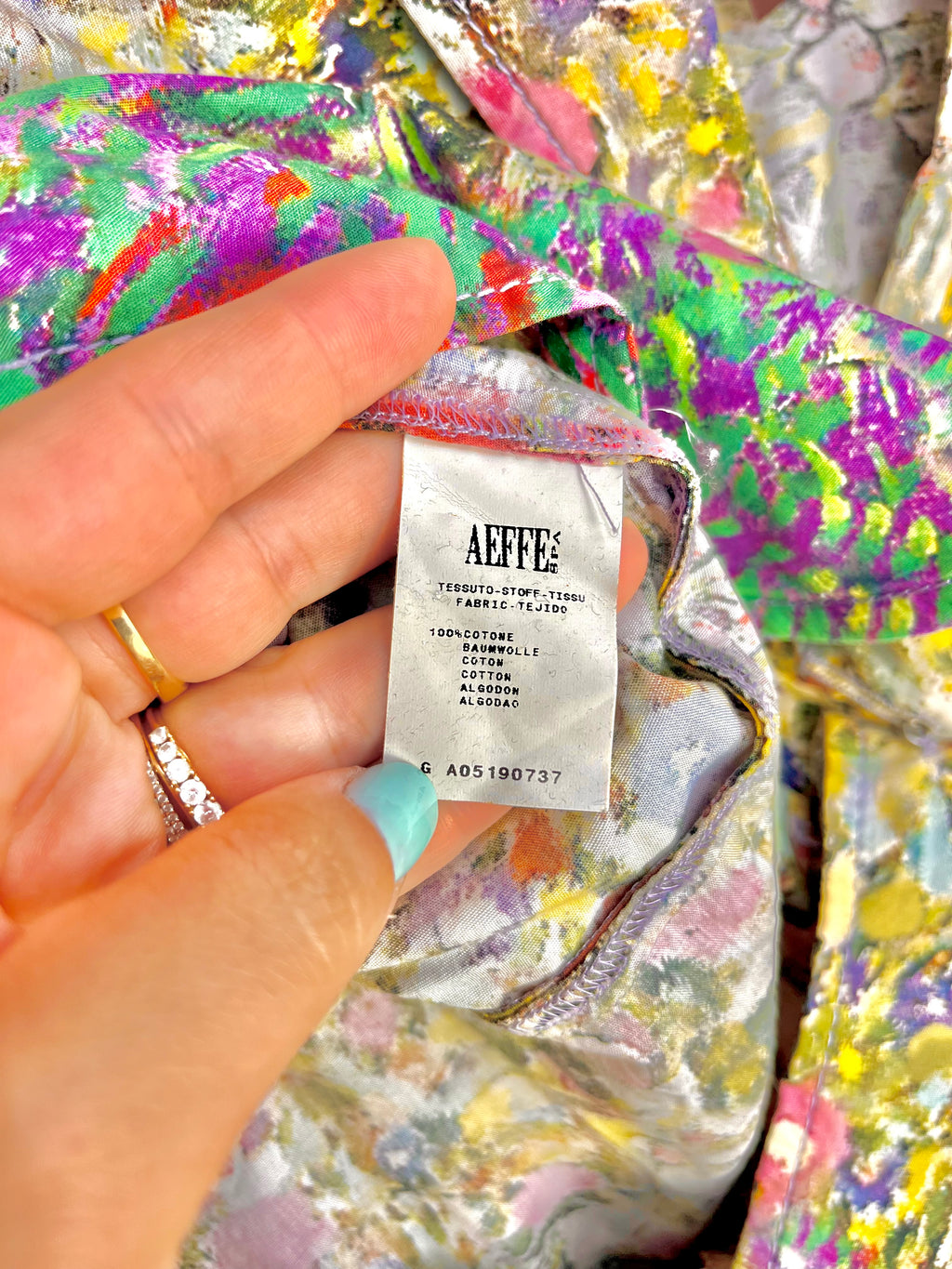 Philosophy di Alberta Ferretti – Giacca Floreale in Cotone Made in Italy