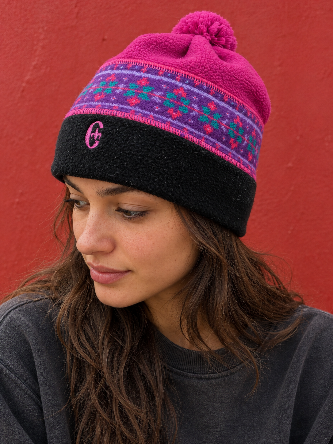 Cappello vintage Conte of Florence – Fucsia ski style