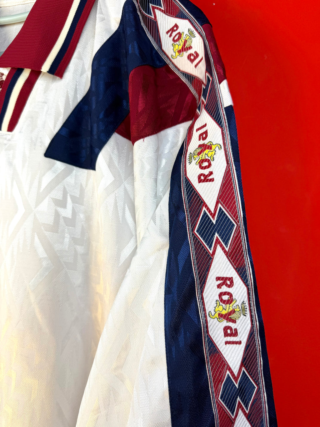 Vintage Royal 90s Long Sleeve Football Jersey