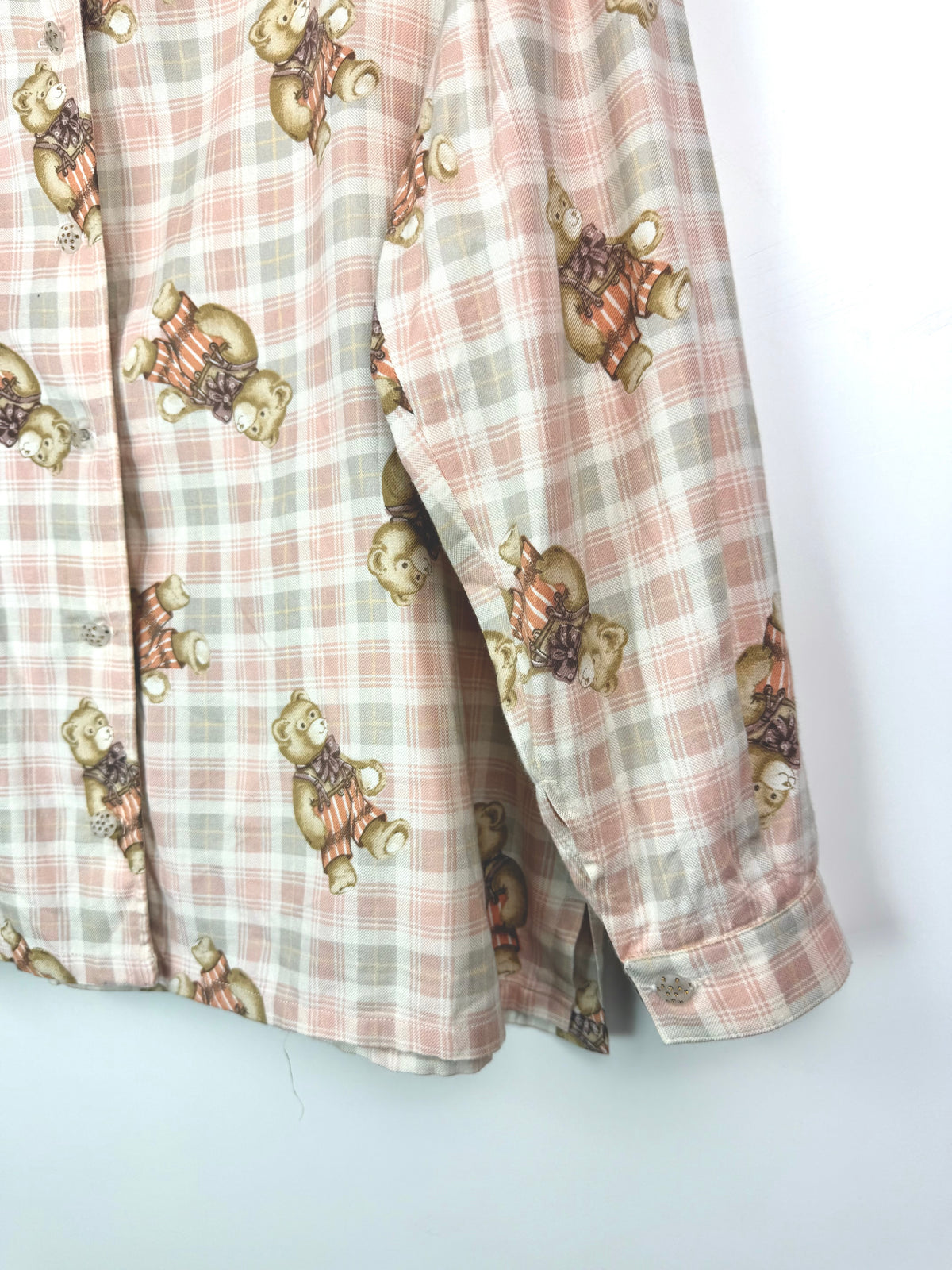 Camicia vintage teddy bear con spalline