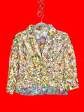 Philosophy di Alberta Ferretti – Giacca Floreale in Cotone Made in Italy