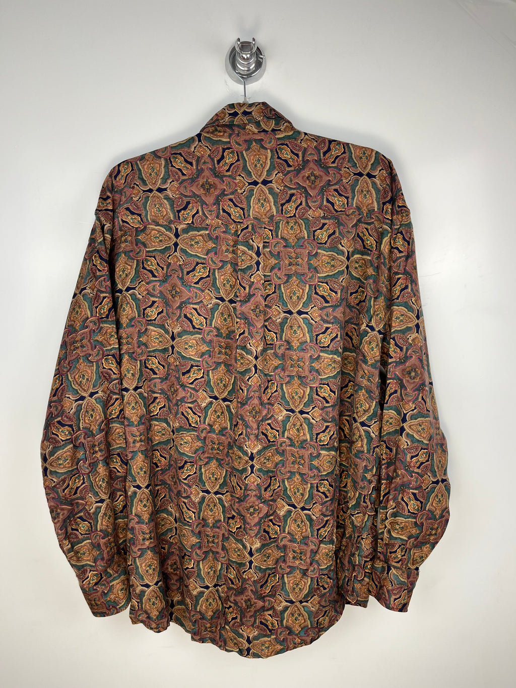 Orso Poeta Vintage Pattern Shirt 100% Viscose