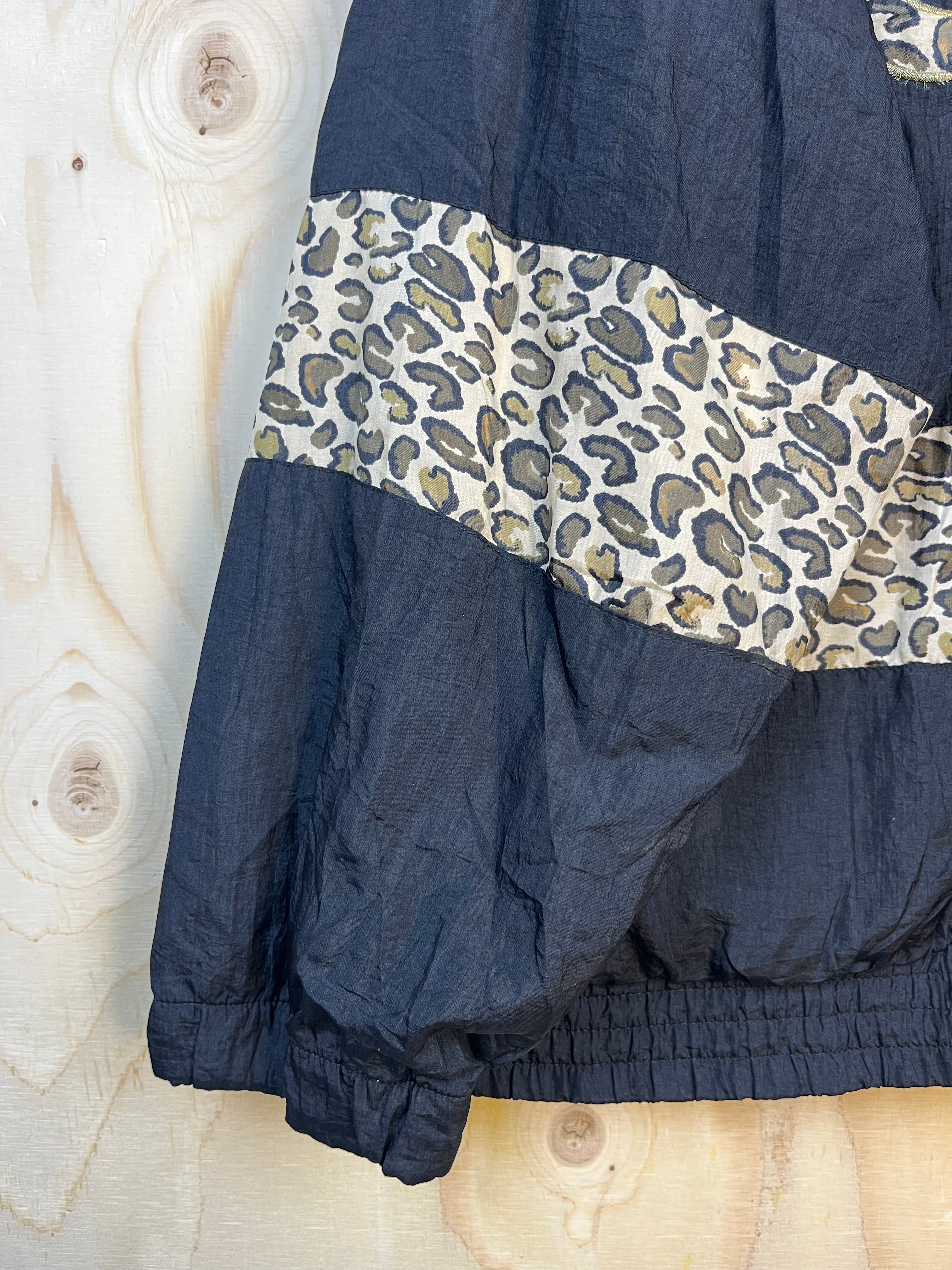 Vintage Leopard Track Jacket 90s