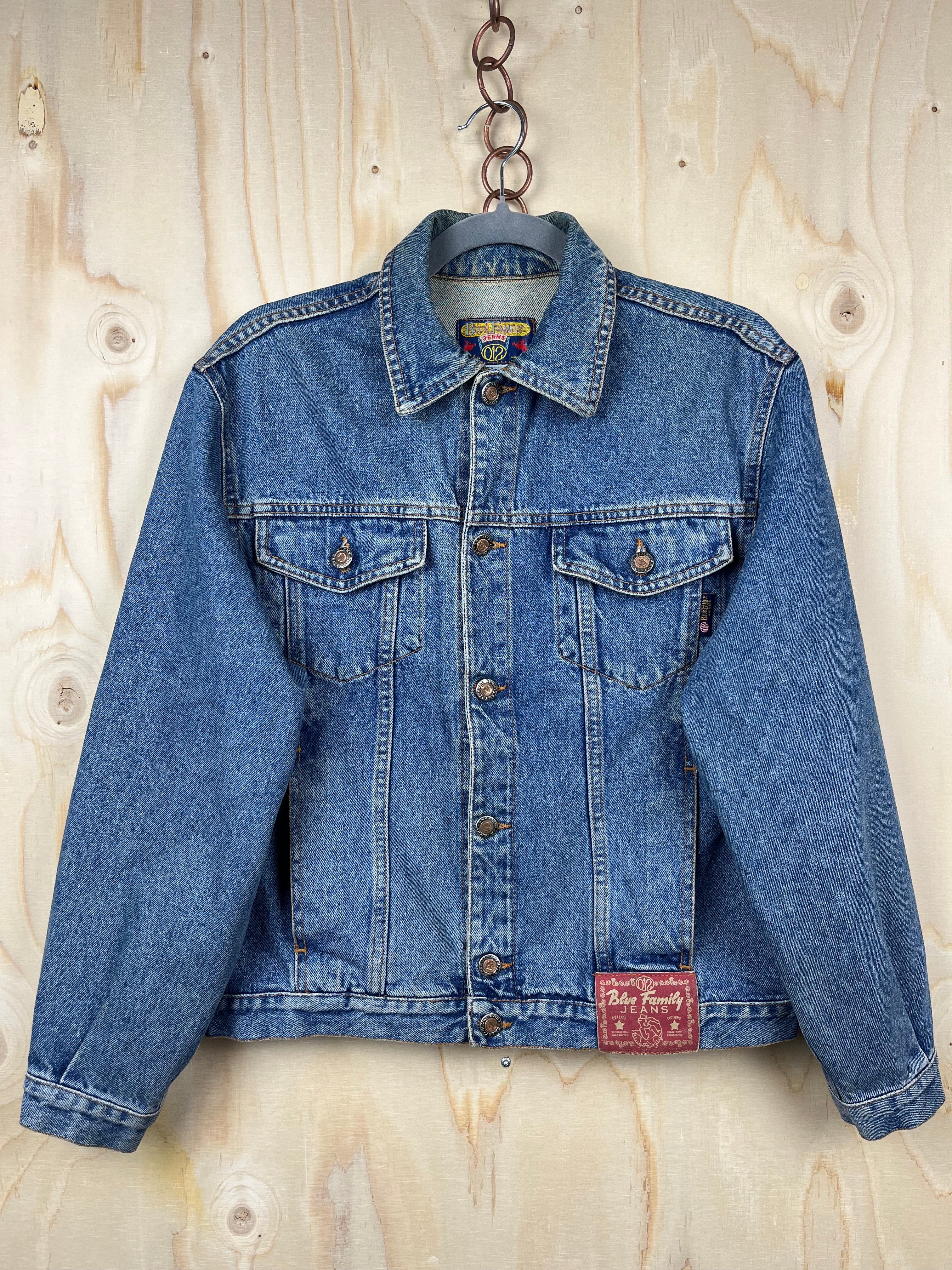 Vintage Benetton Denim Jacket – Blue Family Jeans Made in Italy