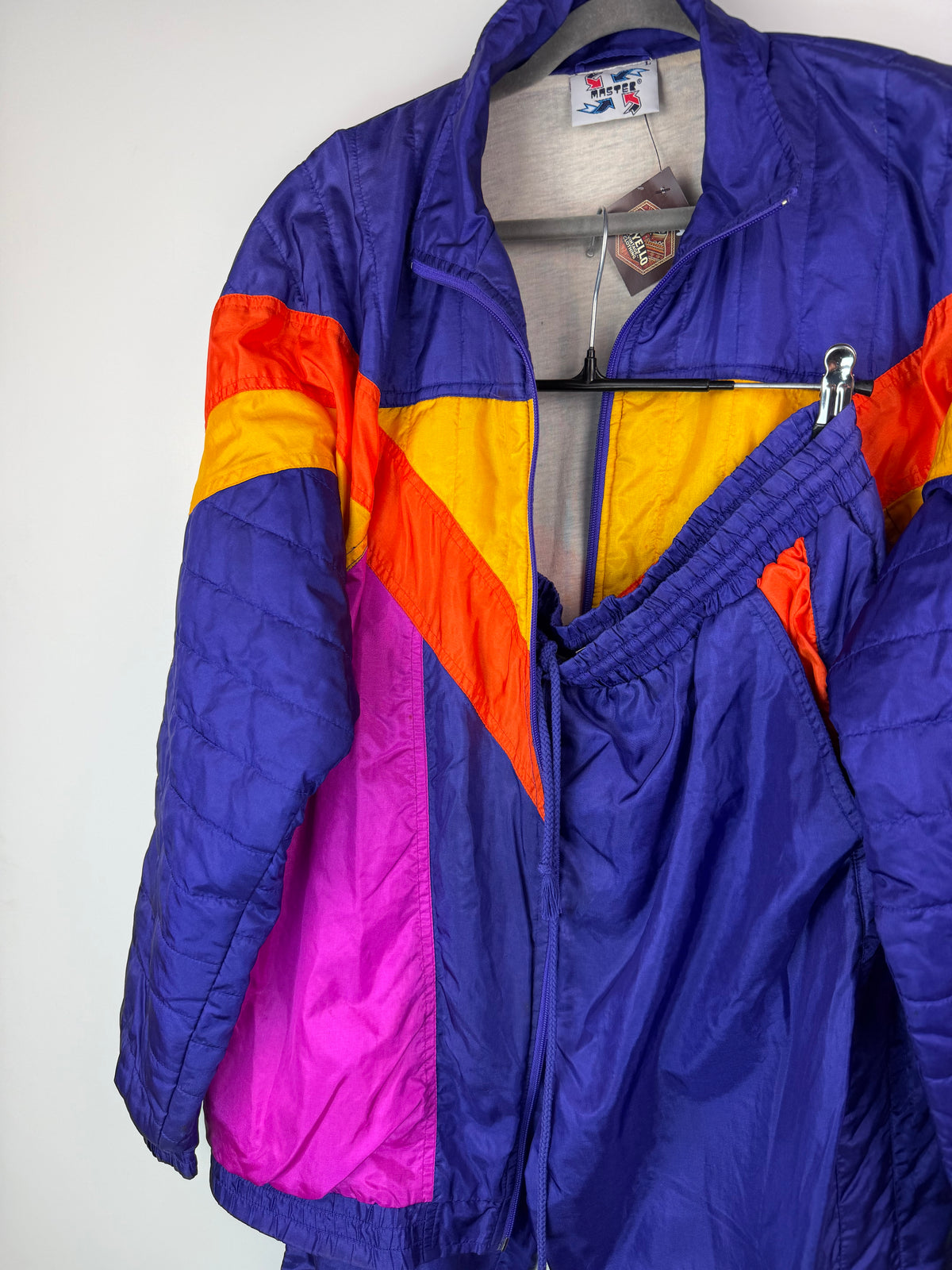 Completo tuta vintage Master color block anni ’80/’90