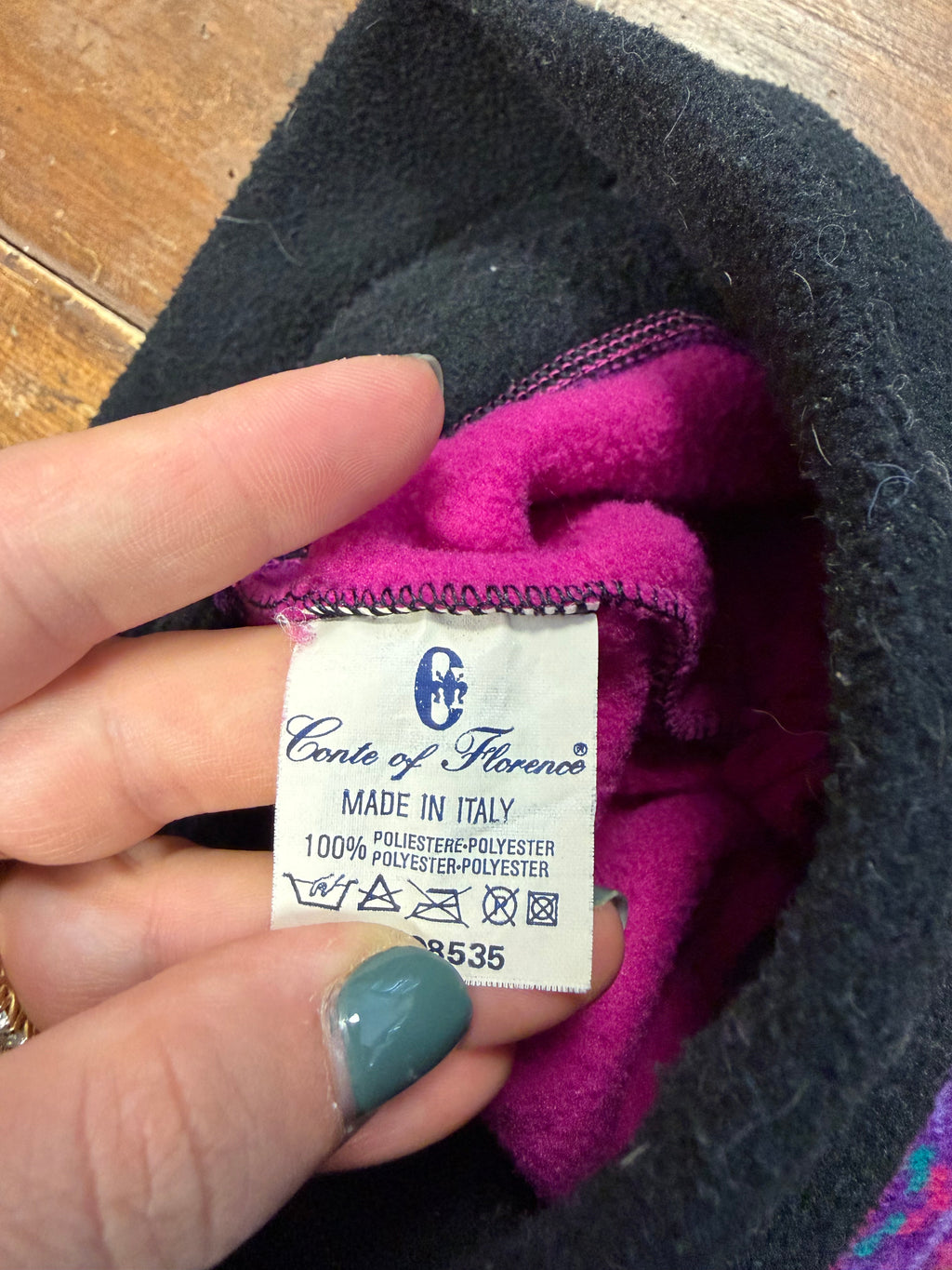 Cappello vintage Conte of Florence – Fucsia ski style