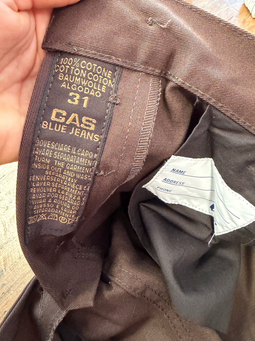 Vintage GAS BOB F1 Clinica Mobile Pants – Made in Italy – Y2K