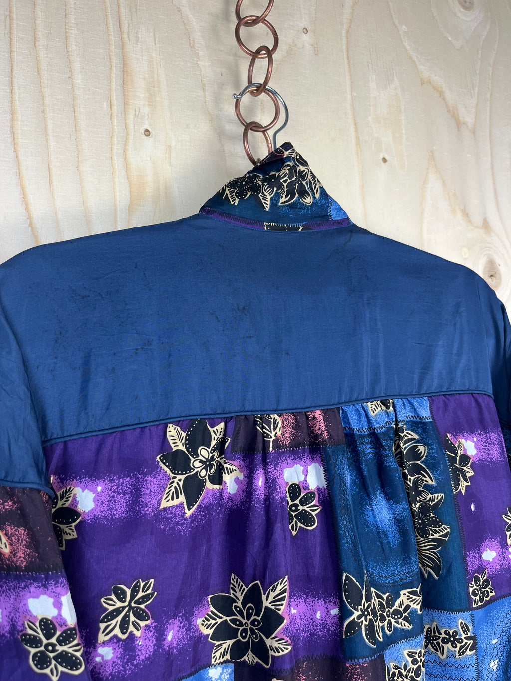 Vintage Silk Patchwork Jacket 90s