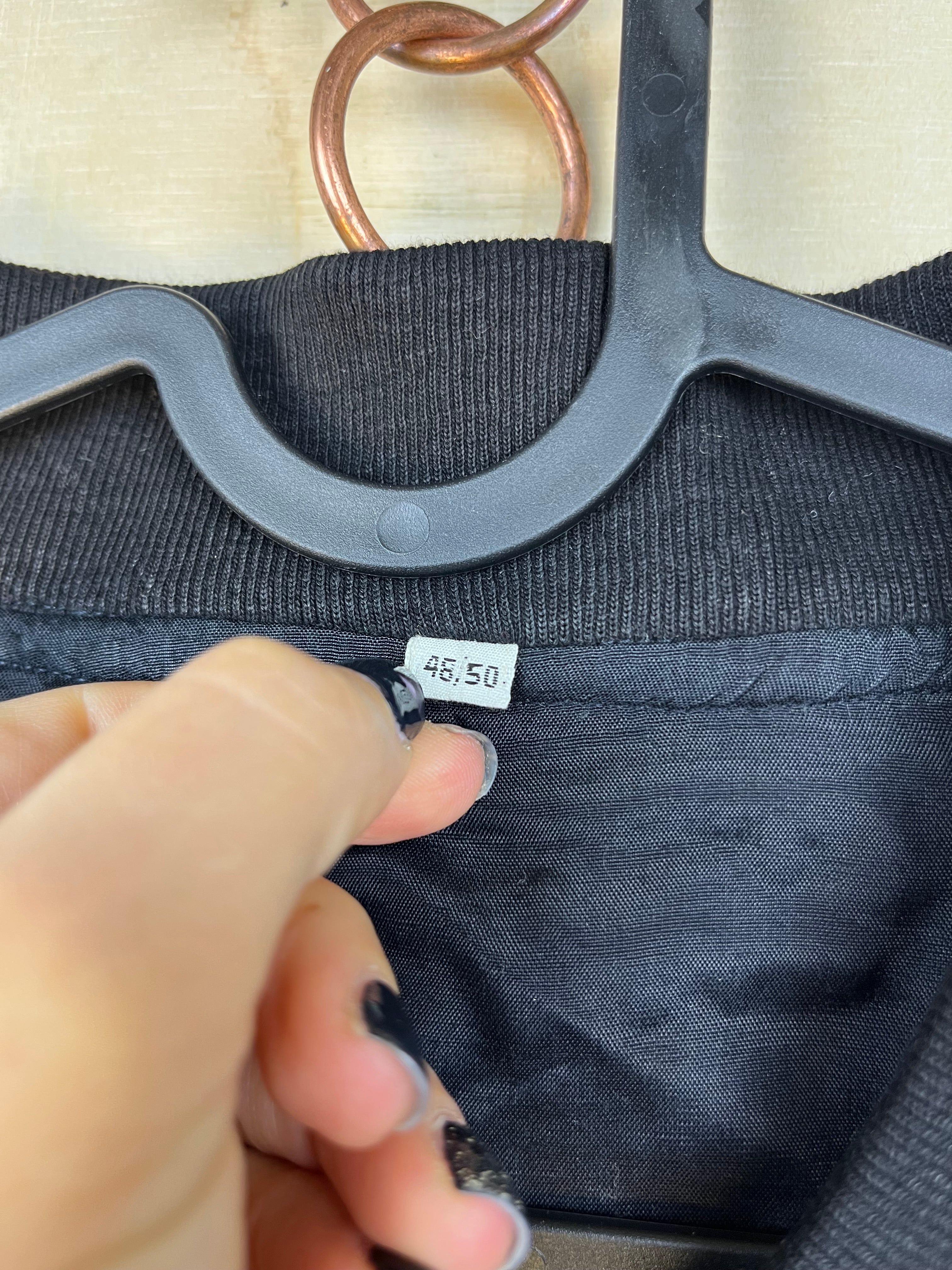 Vintage Velvet Chenille Bomber Jacket 90s