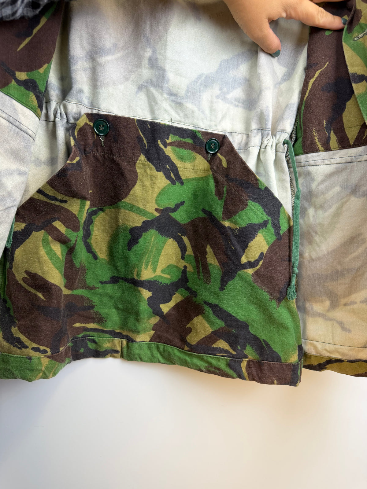 Giacca militare vintage originale British Army – camouflage DPM