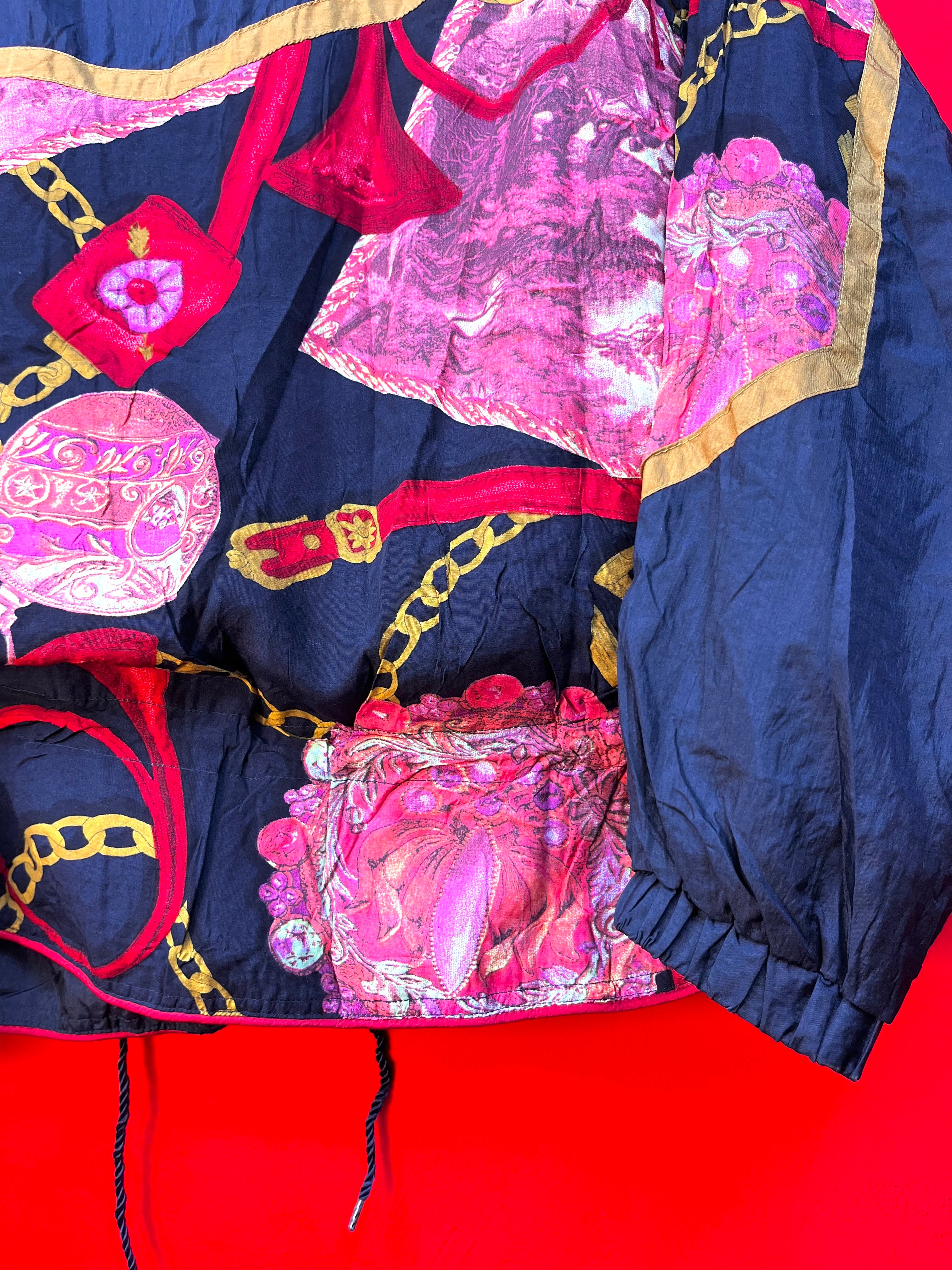 Giacca Vintage 90s Baroque Windbreaker