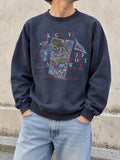 Felpa vintage anni ’90 Waking Waves – Made in Italy