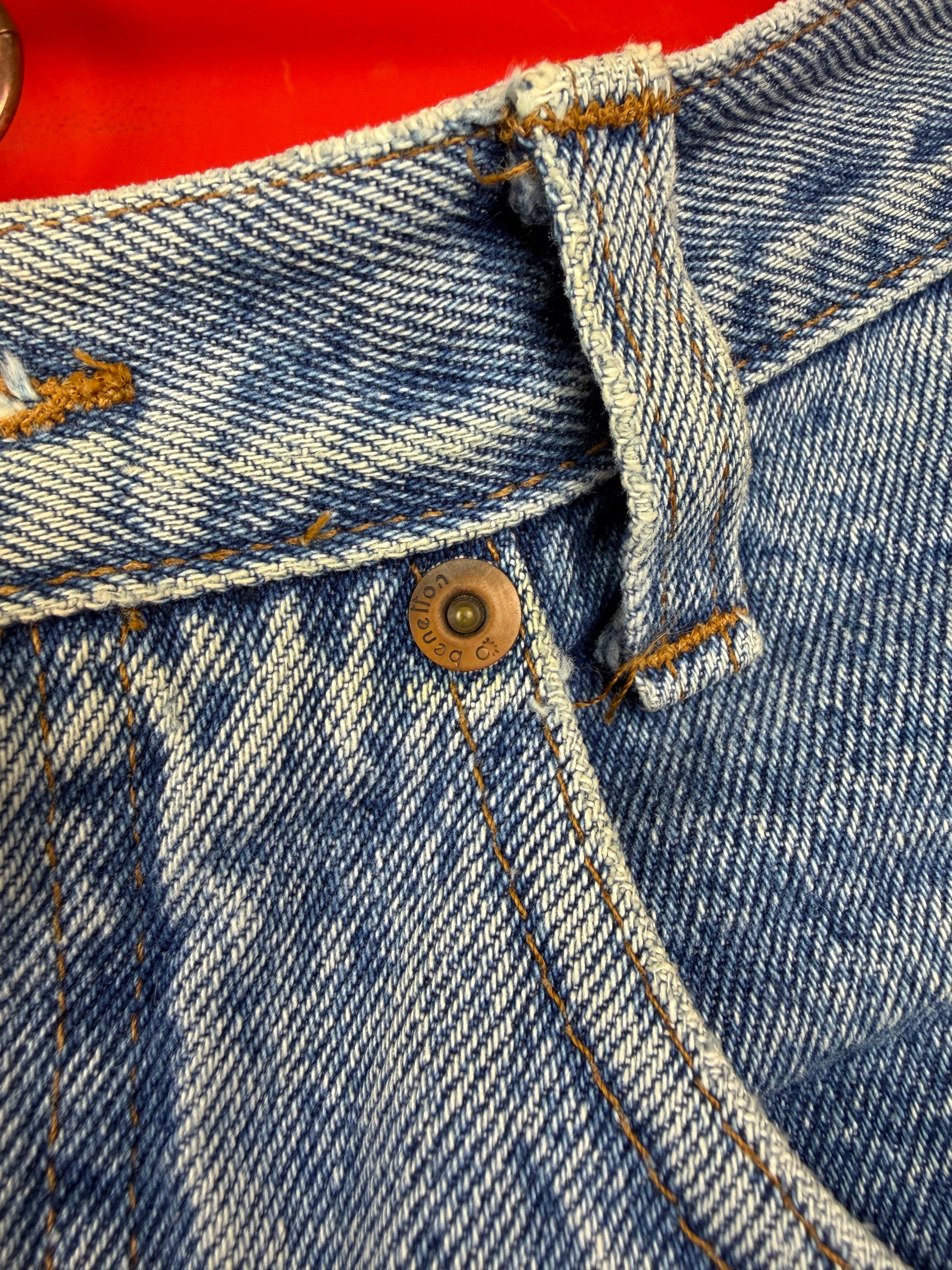 Vintage Benetton Denim Mini Skirt Made in Italy