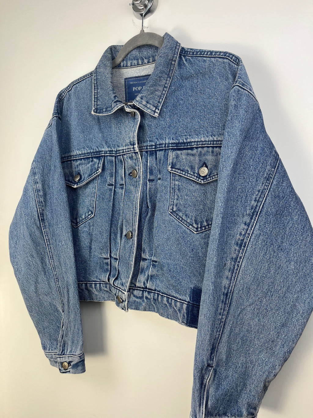 Giacca Denim Vintage Cropped Pop 84 Made in Italy