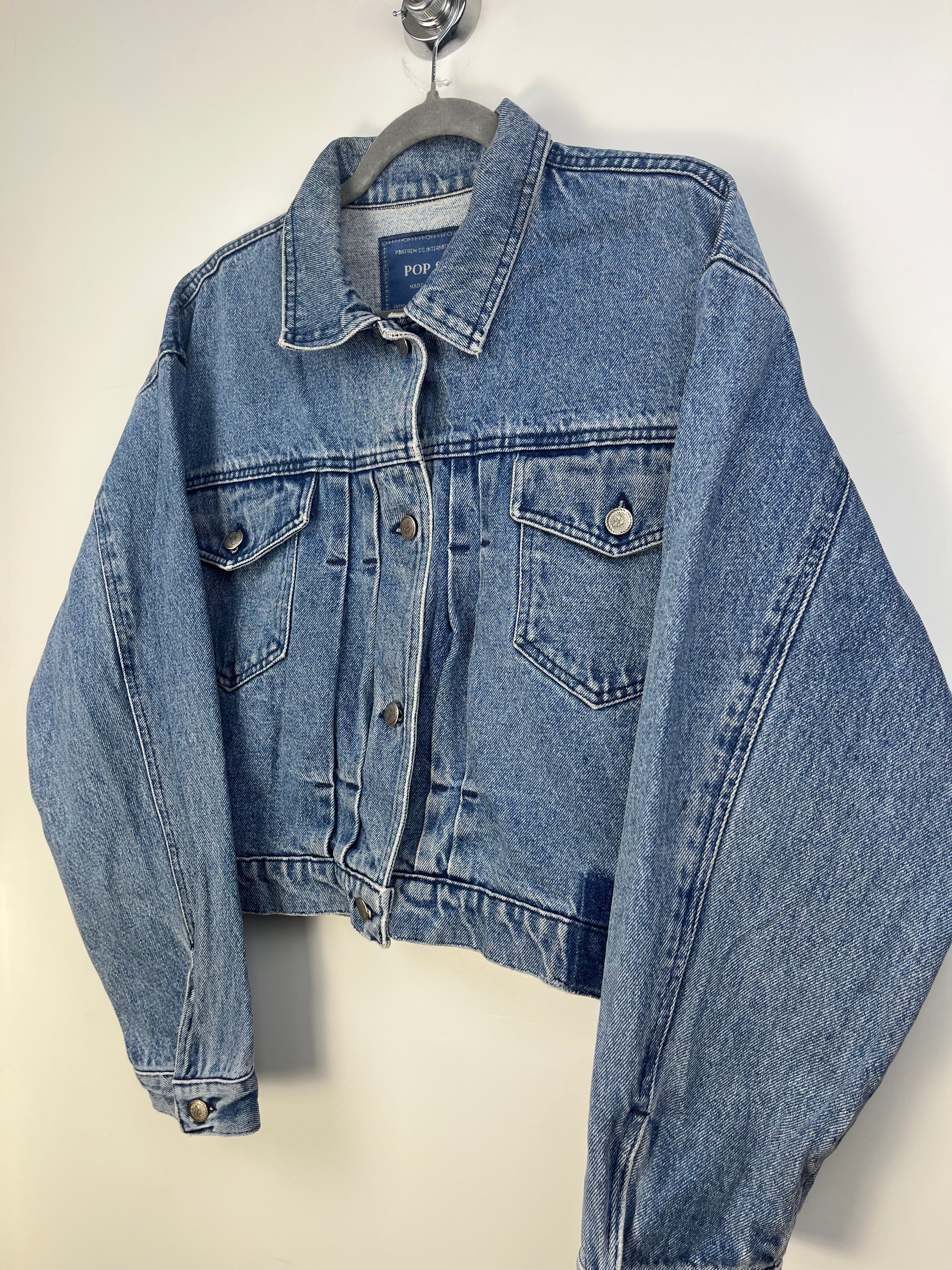 Giacca Denim Vintage Cropped Pop 84 Made in Italy