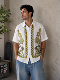 Camicia Vintage Made in Italy in Cotone Stampato