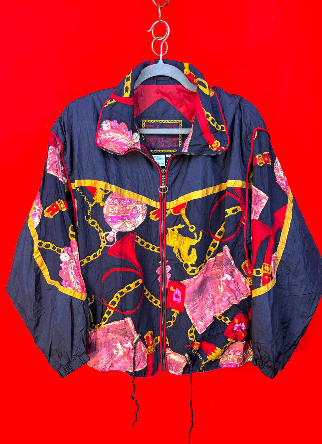 Giacca Vintage 90s Baroque Windbreaker