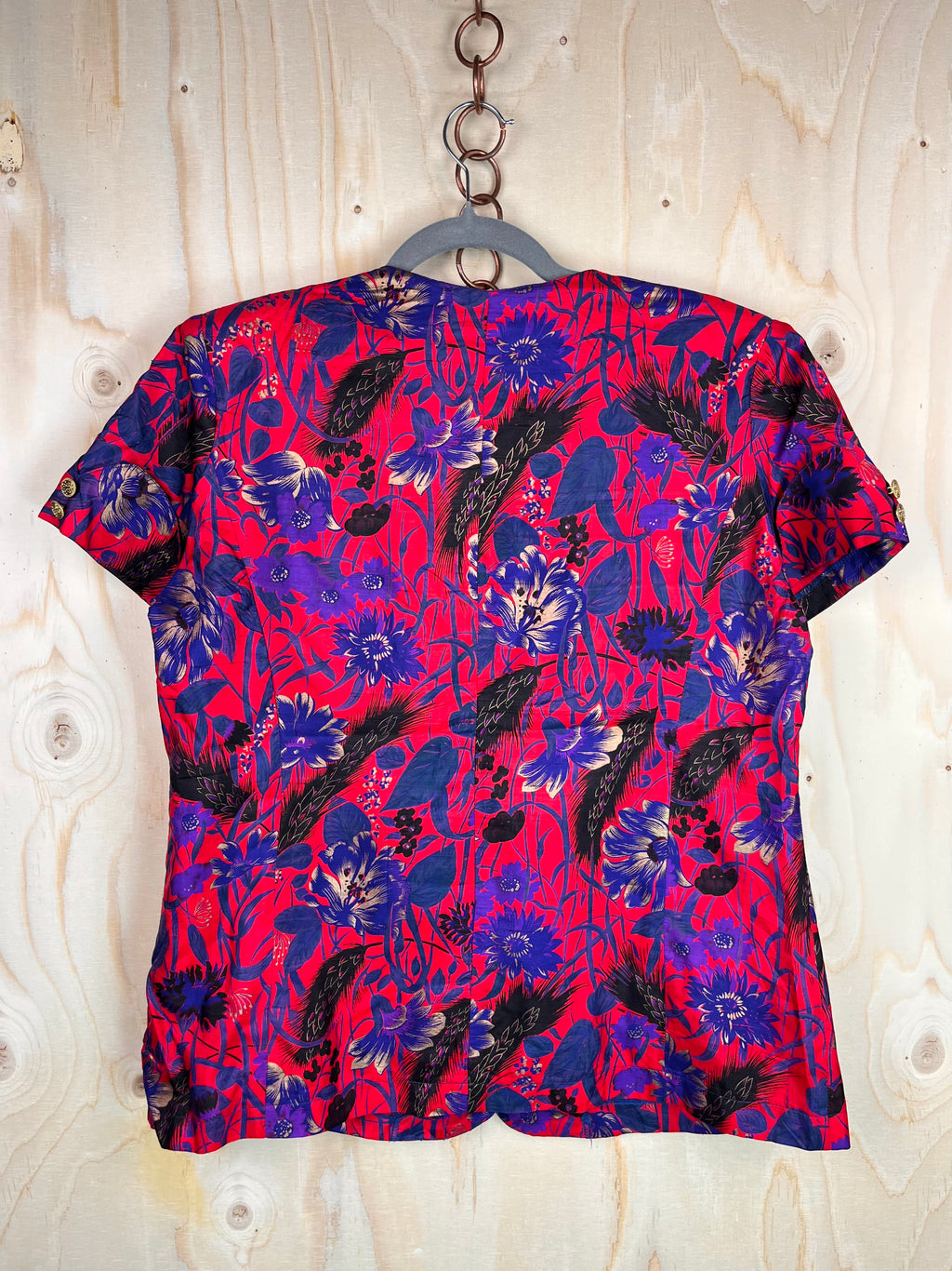 Vintage Floral Statement Blouse
