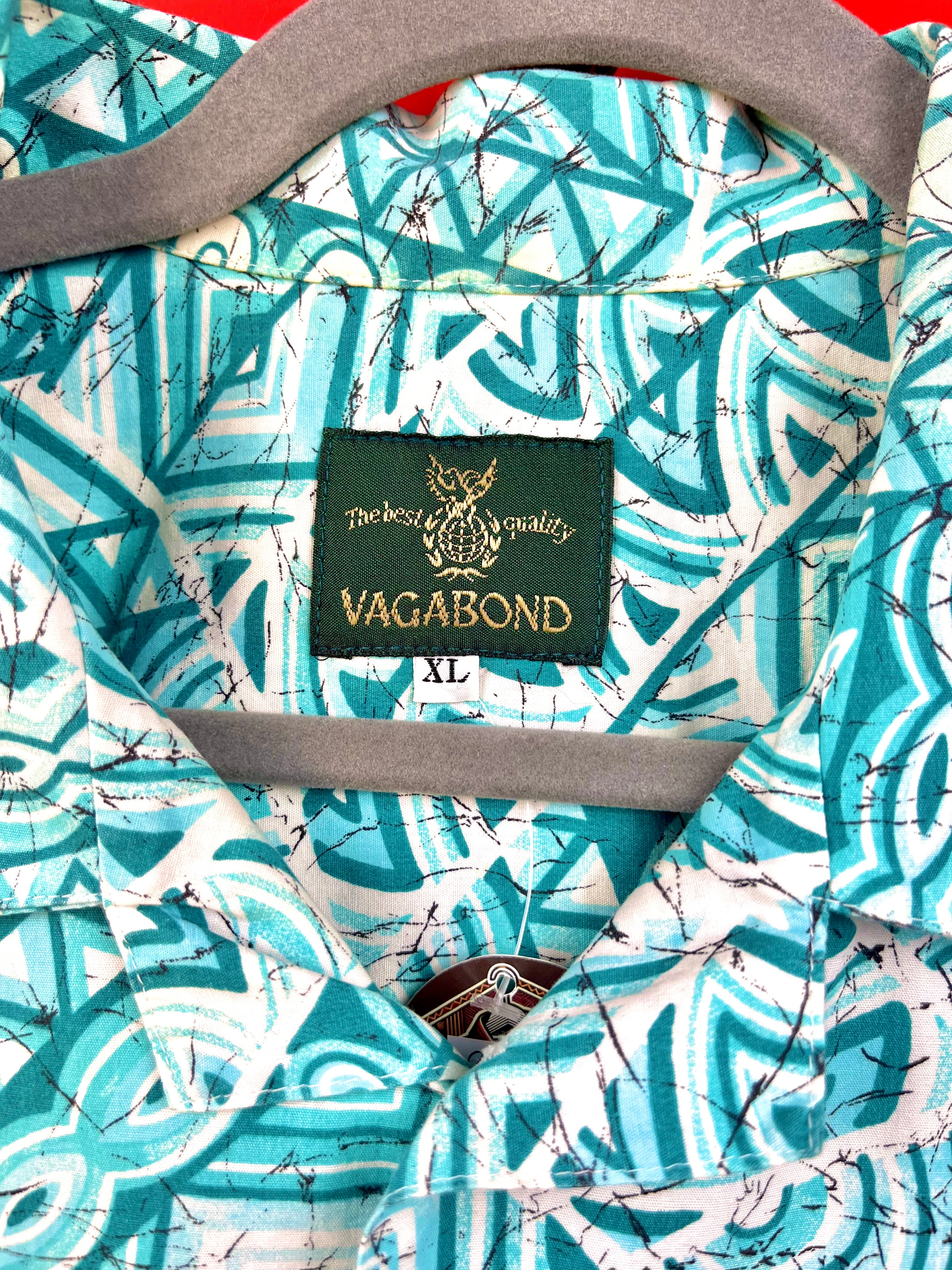 Vintage 90s Italian Cotton Pattern Shirt – Vagabond XL