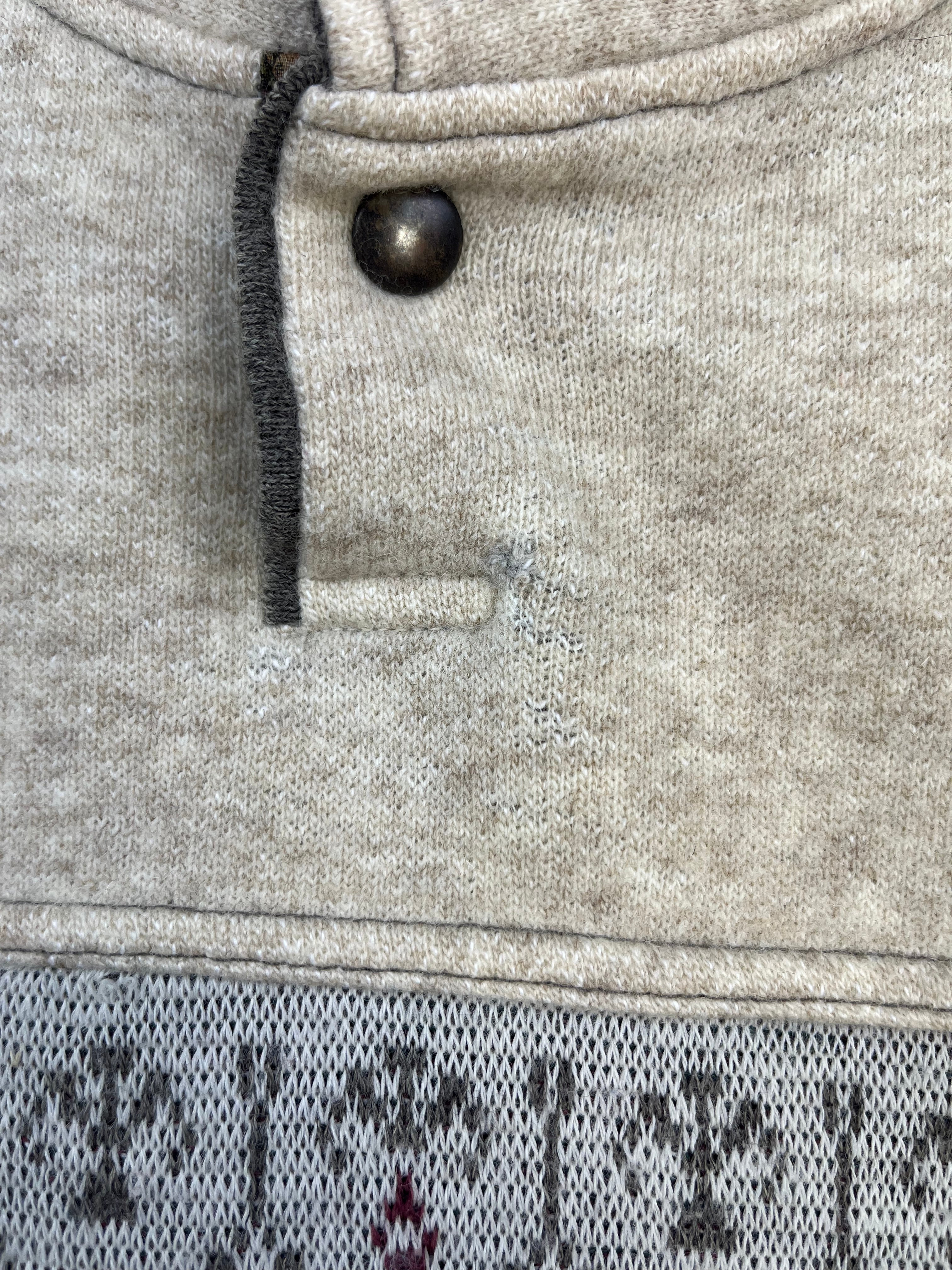 Vintage Il Granchio Lambswool Blend Knit Sweatshirt Crest Made in Italy XL